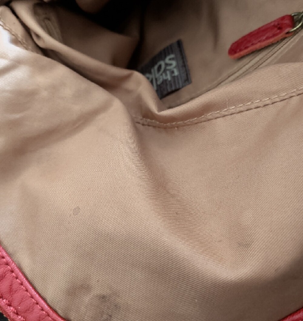 Y2K The Sak Red Leather Crossbody - Picture 3 of 11